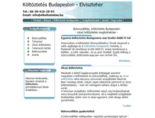 Tablet Screenshot of elkoltoztetes.hu